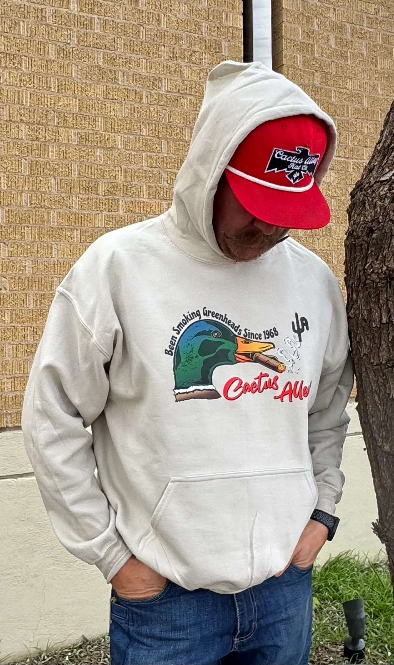 Greenheads - Sand Adult Hoodie